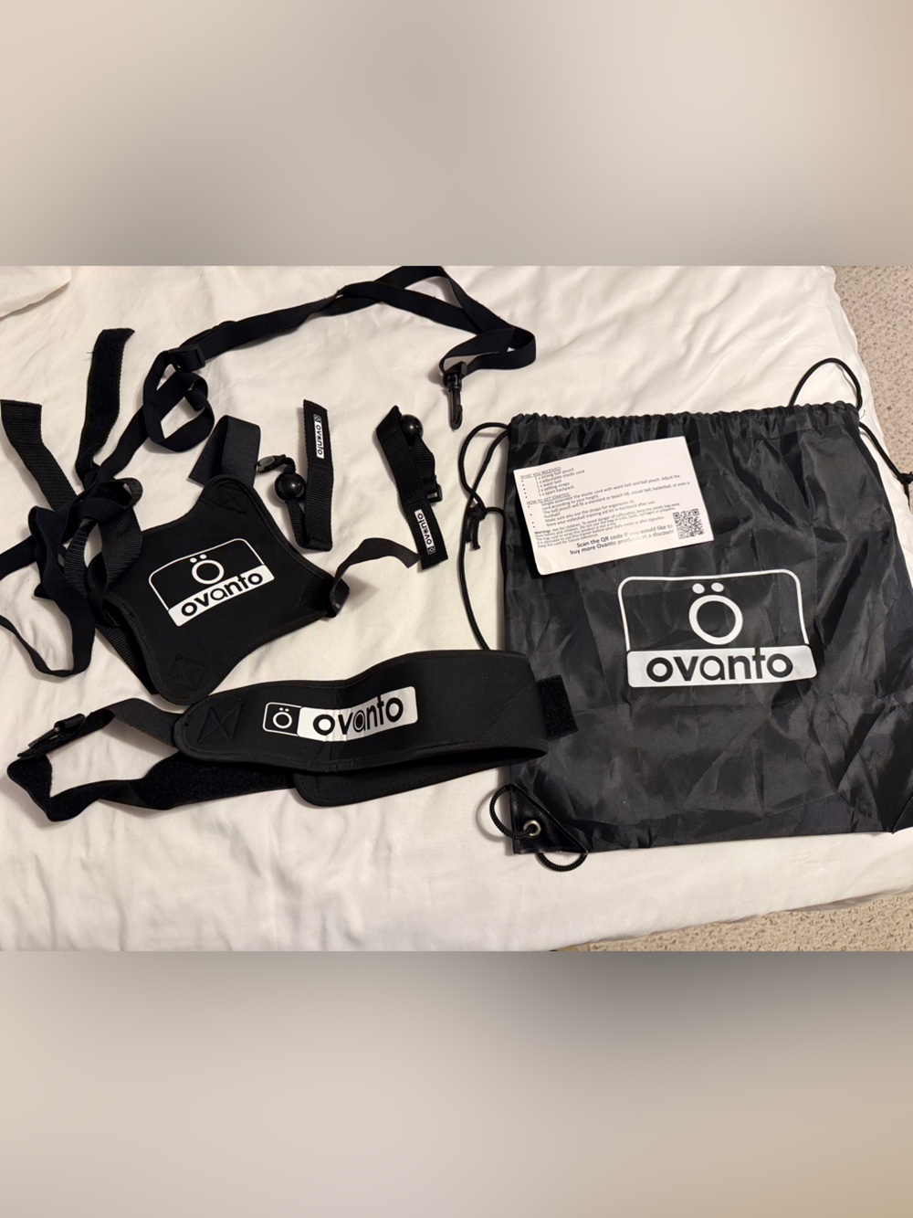 Ovanto Volleyball Training Equipment Aid Kit Solo Practice Cord Belt Set
